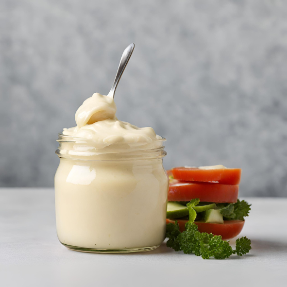 Vegane Mayonnaise mit Brat- & Backöl von Bioplanete