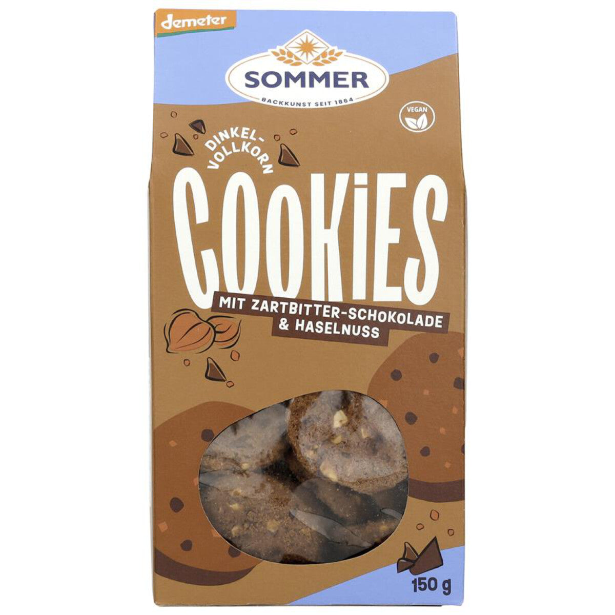 SOMMER & CO Dinkel Schokolade Cookies  - 150 g