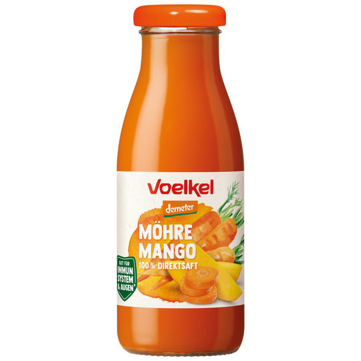 VOELKEL Karotte-Mango 100% direkt - 0,25 l
