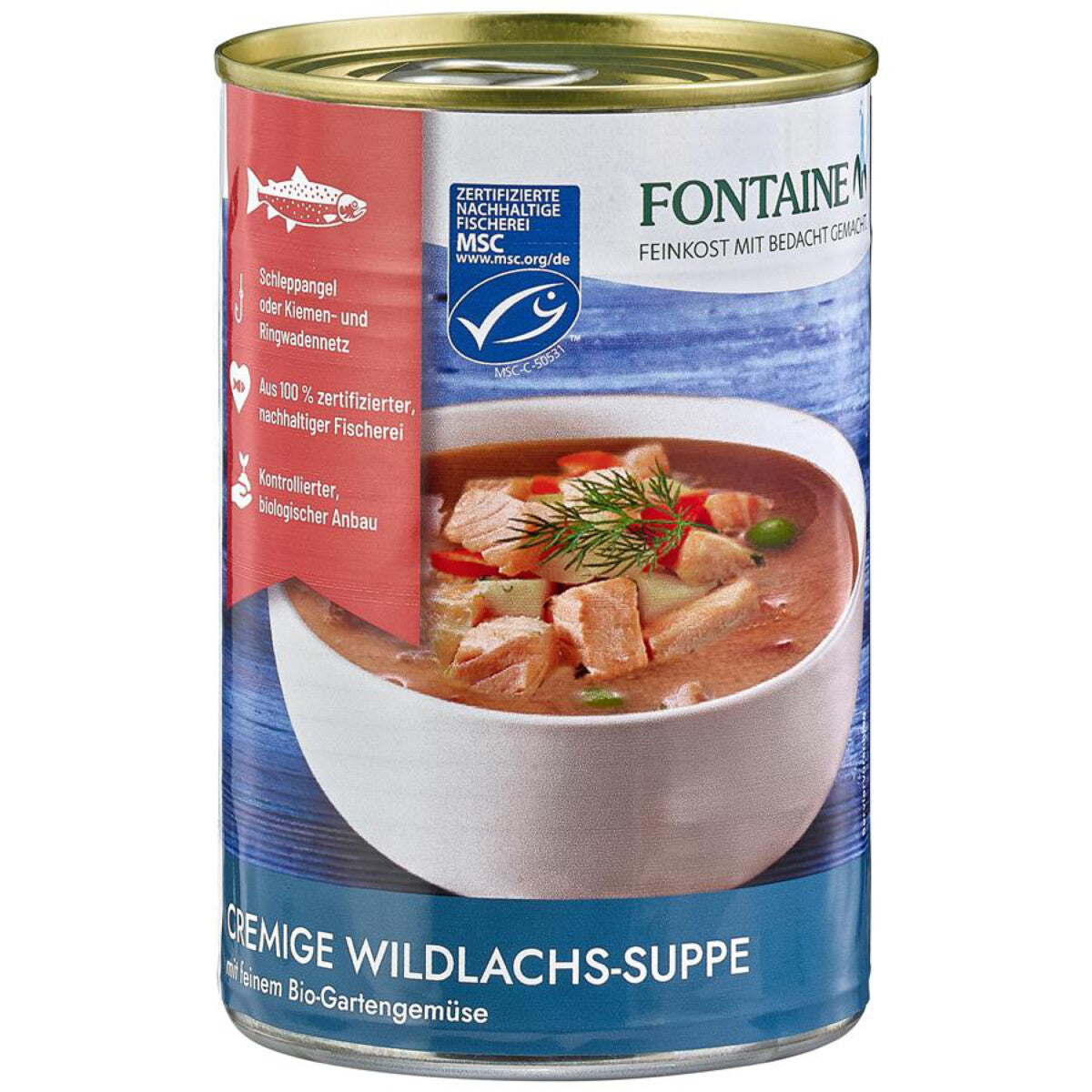 FONTAINE Cremige Wildlachs-Suppe 400 g