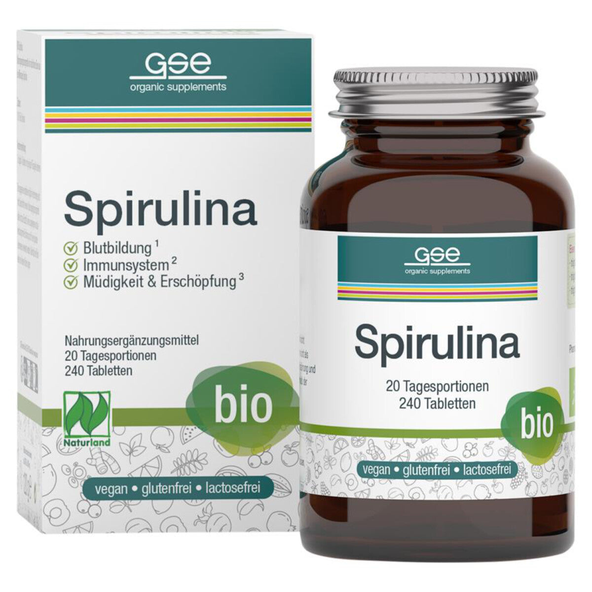 GSE Spirulina - 500 mg - 240 Stk.