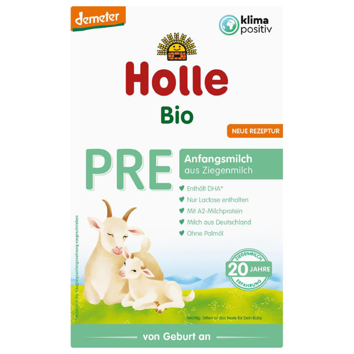 HOLLE Anfangsmilch PRE a.Ziegenmilch - 400 g