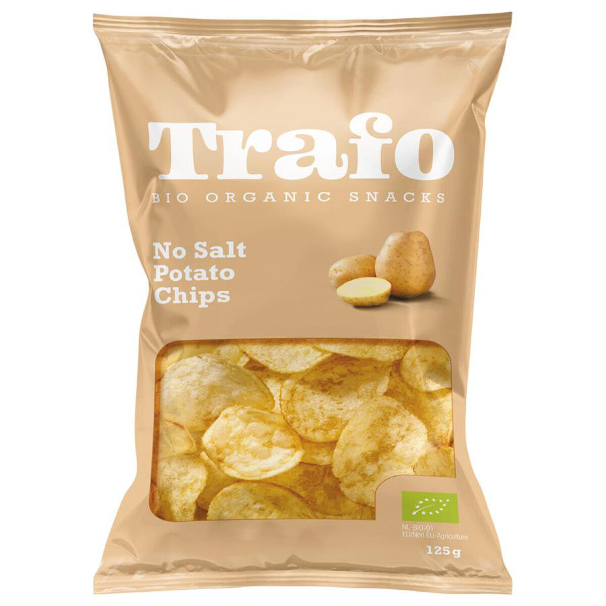 TRAFO Chips ohne Salz - 125 g