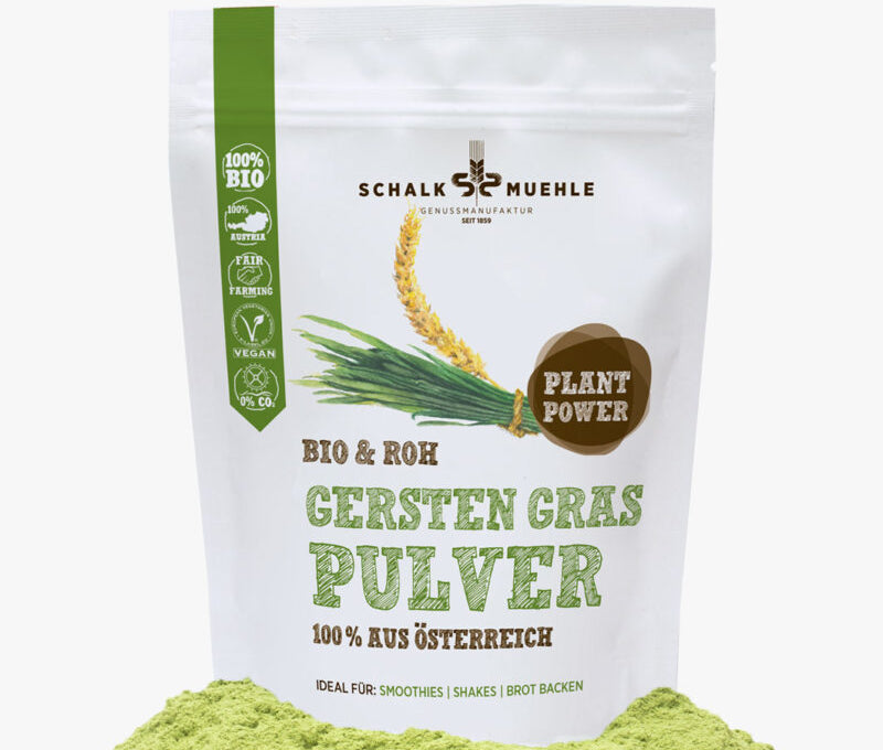 SCHALK MÜHLE Gerstengras Pulver - 200 g