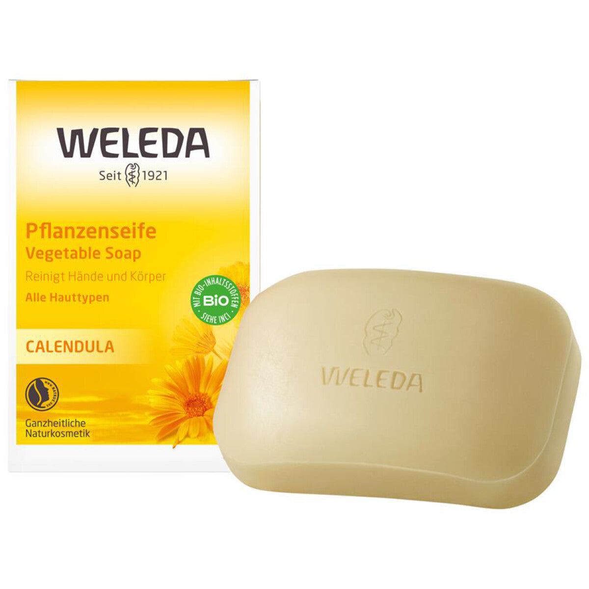 WELEDA Calendula Pflanzenseife - 100 g