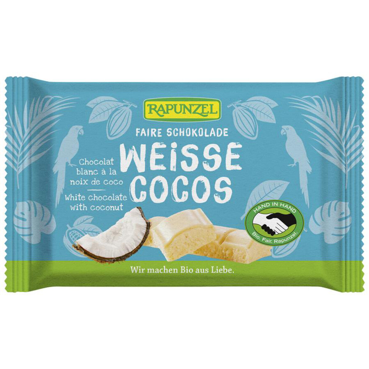 RAPUNZEL Weisse Schoko mit Kokos  - 100 g