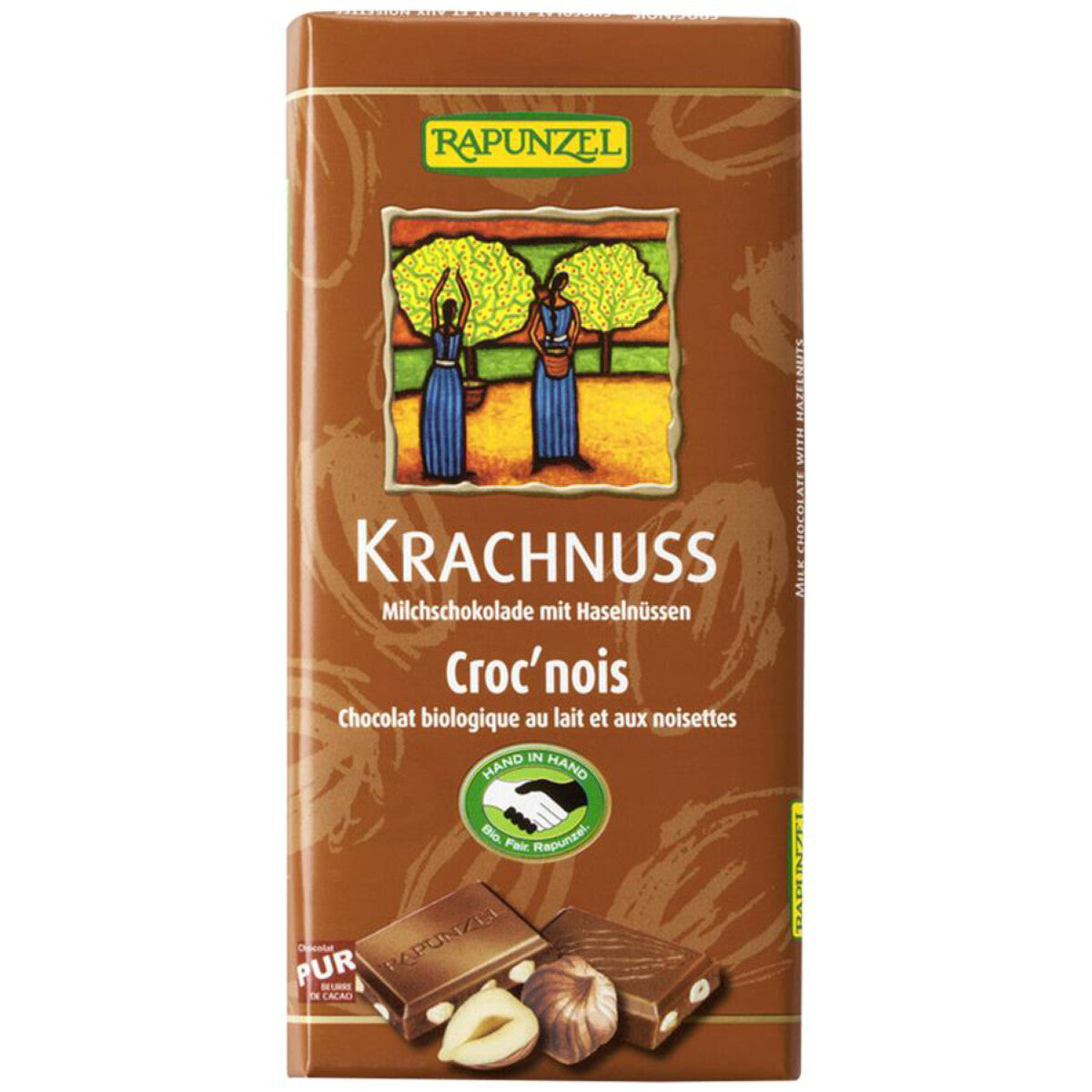 RAPUNZEL Krachnuss Vollmilch Schokolade - 100 g 