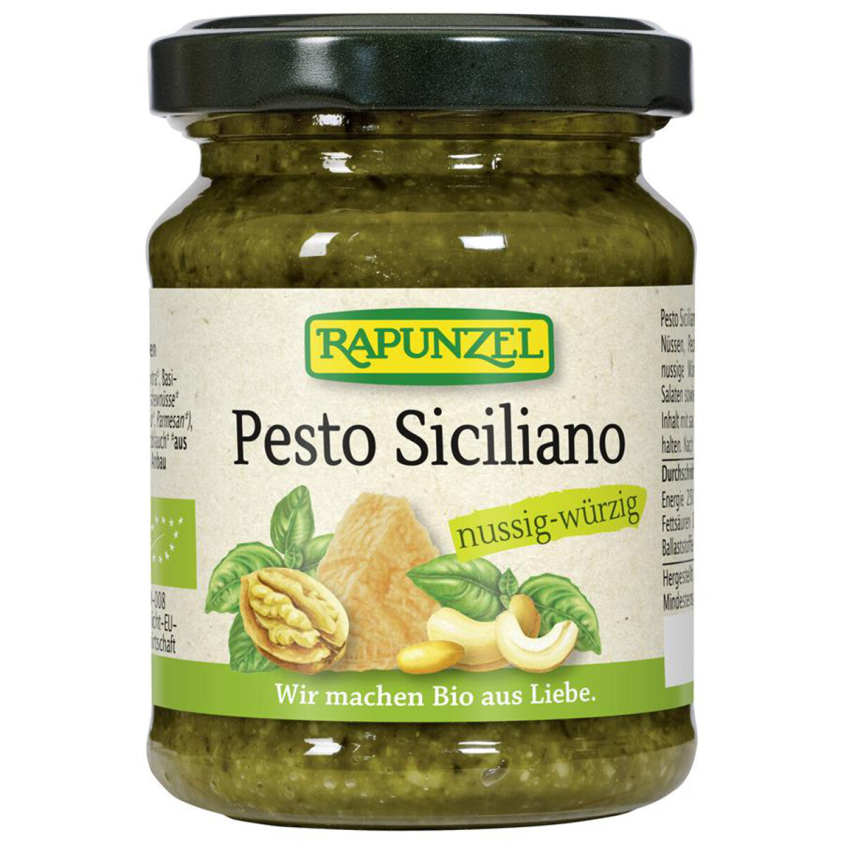 RAPUNZEL Pesto Siciliano, nussig-mild – 120 g