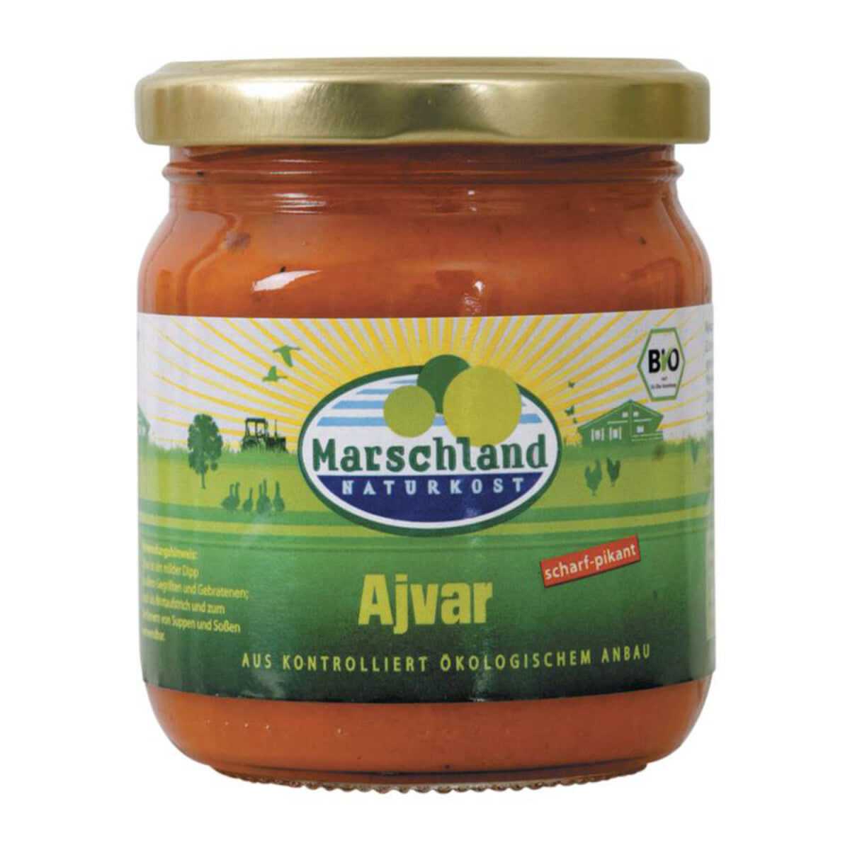 MARSCHLAND Ajvar scharf-pikant - 200 ml