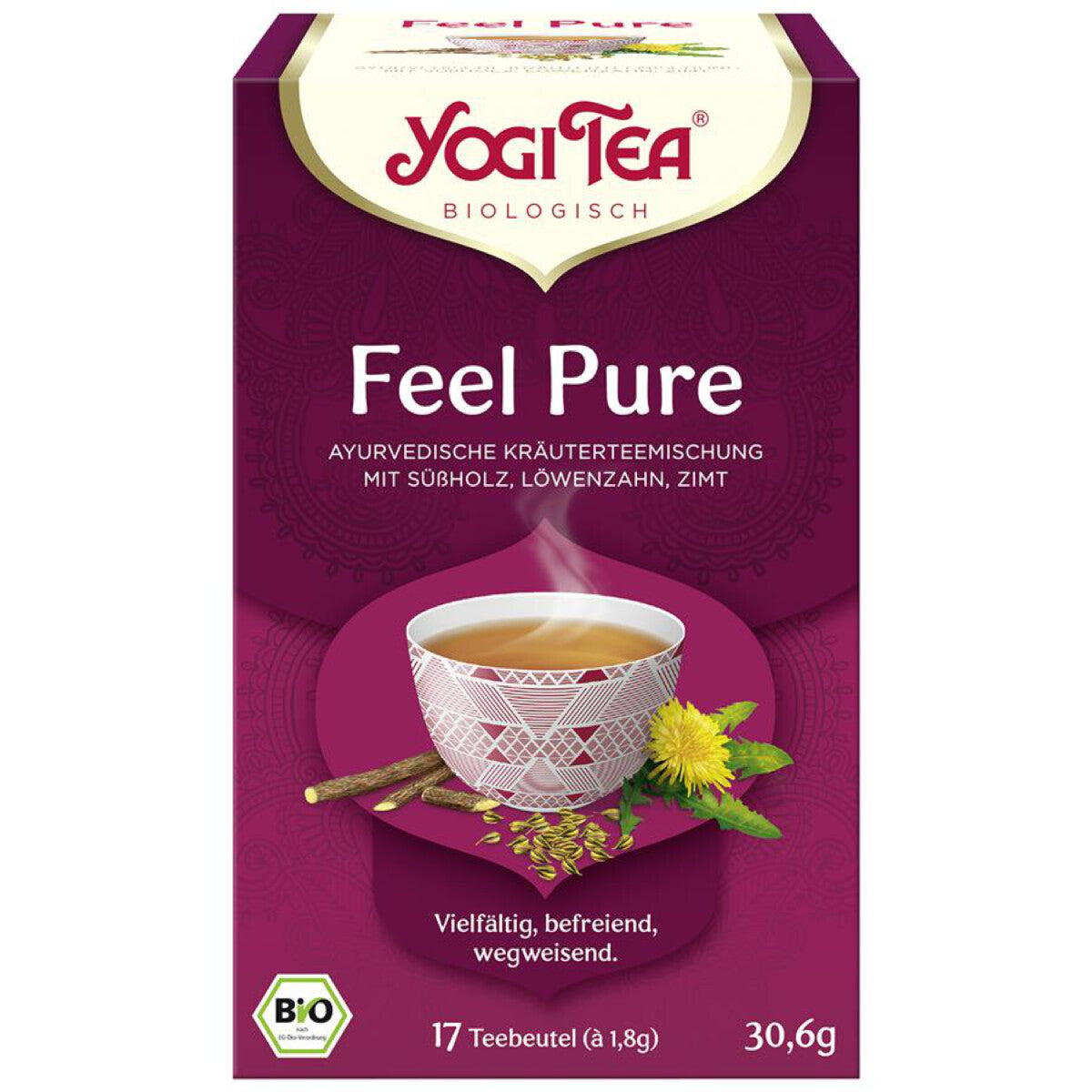 YOGI TEA Feel Pure Tee - 17 Btl.