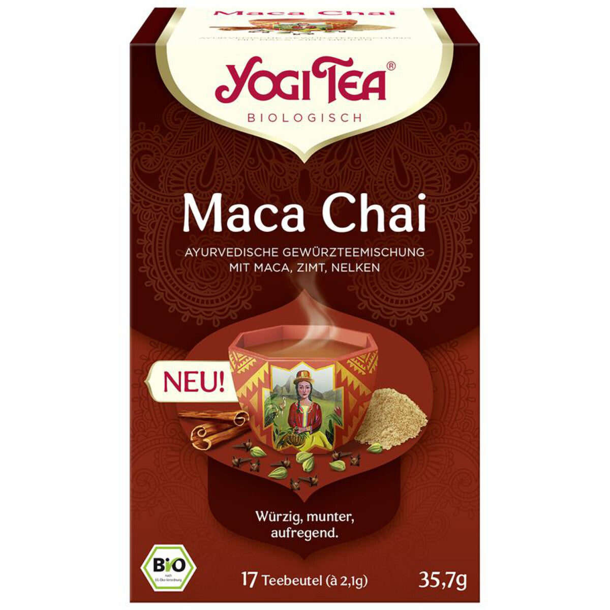 YOGI TEA Maca Chai Tee - 17 Btl.
