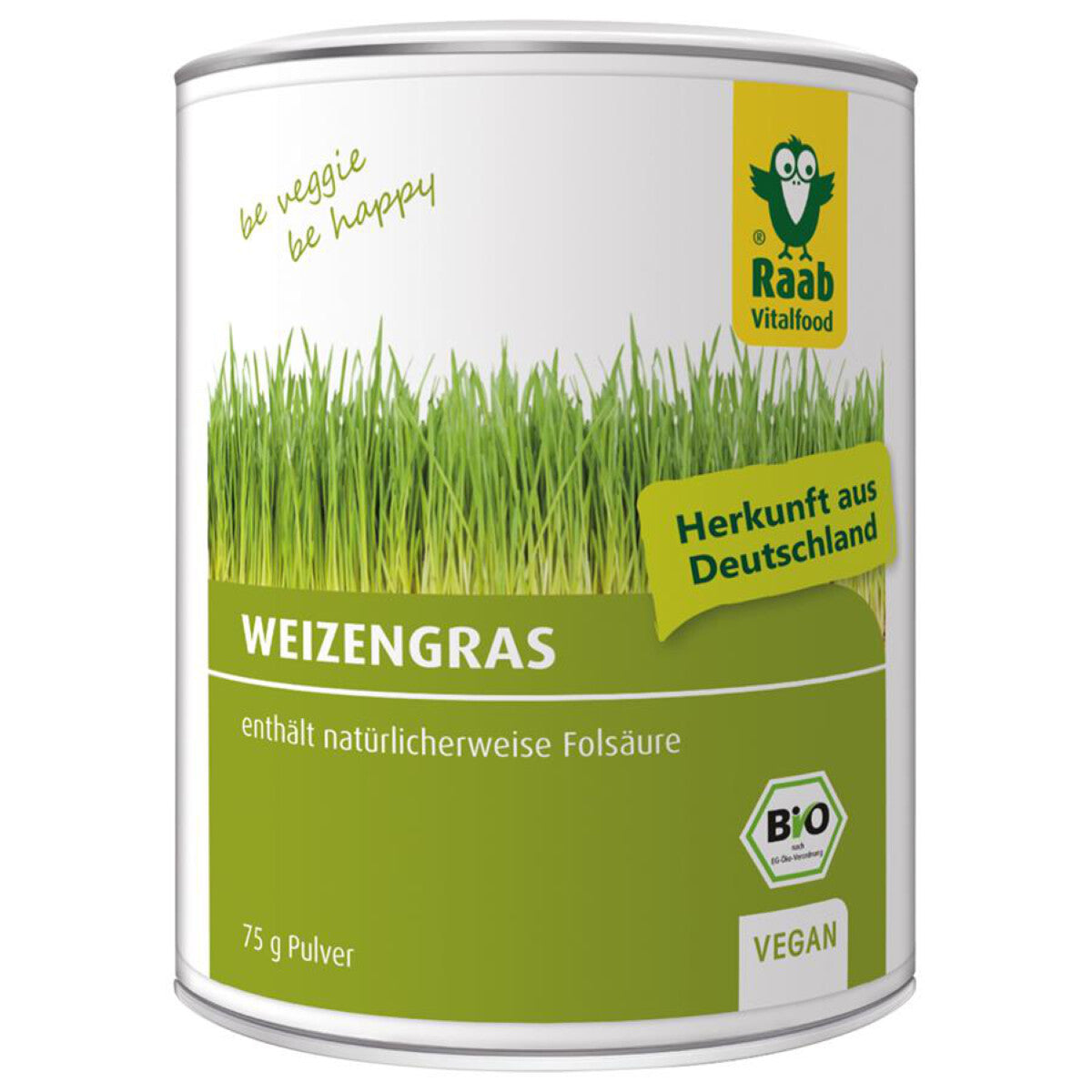 RAAB VITAL Weizengras-Pulver - 75 g