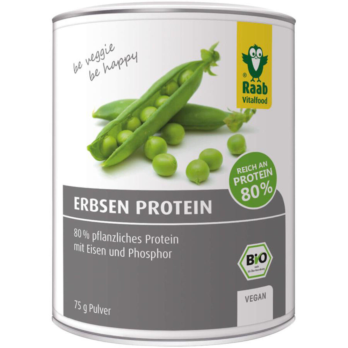 RAAB VITAL Erbsen Protein Pulver - 75 g