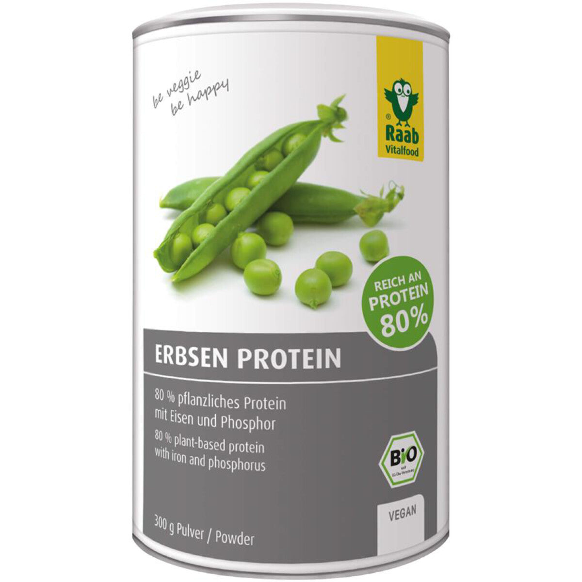 RAAB VITAL Erbsen Protein Pulver - 300 g