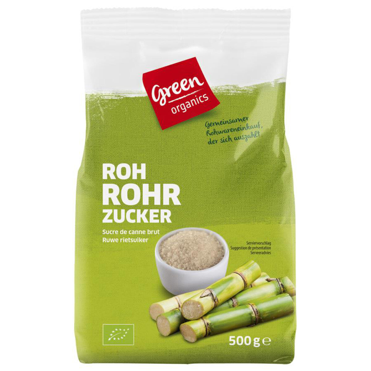 GREEN ORGANICS Rohrohrzucker - 500 g