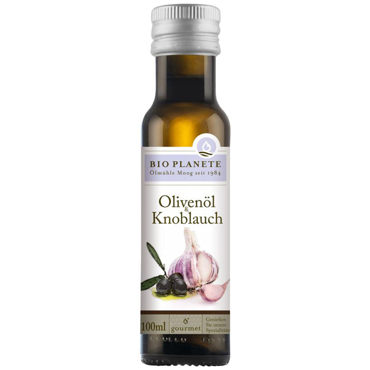 BIO PLANETE Olivenöl & Knoblauch - 0,1 l