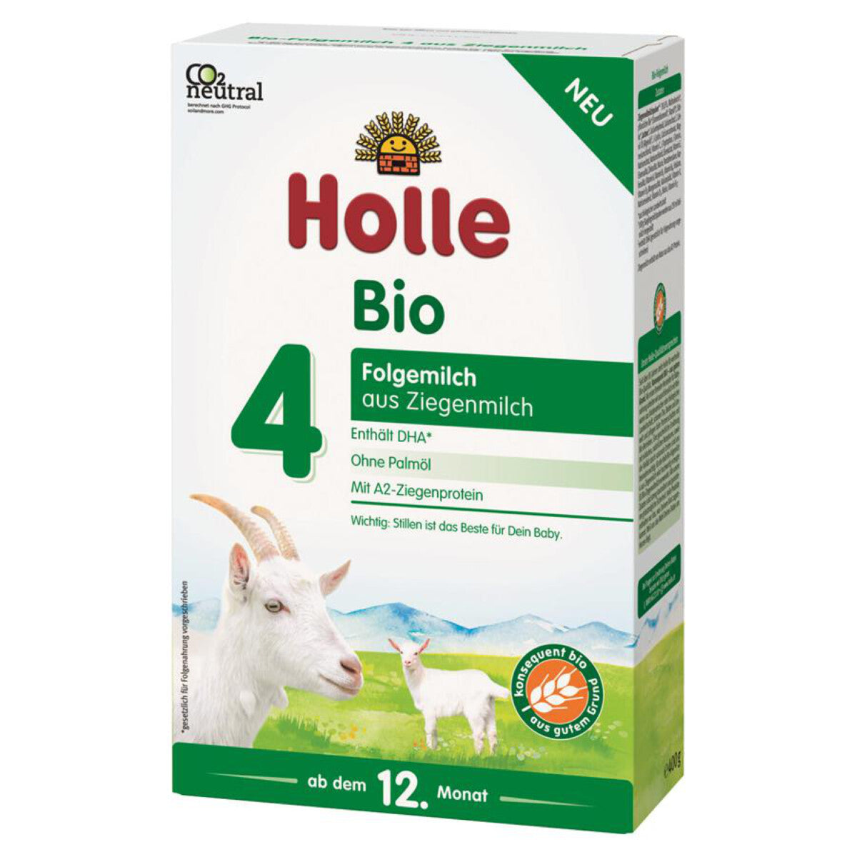 HOLLE Folgemilch 4 aus Ziegenmilch - 400 g