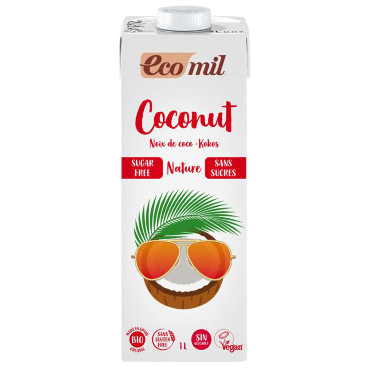 ECOMIL Kokosnussdrink natur, zuckerfrei - 1 l