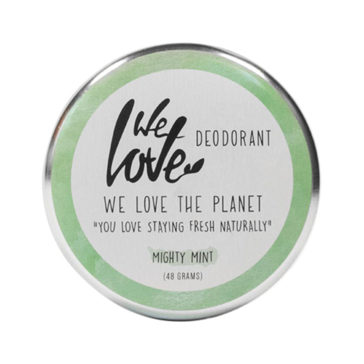 WE LOVE THE PLANET Deocreme Mighty Mint - 48 g
