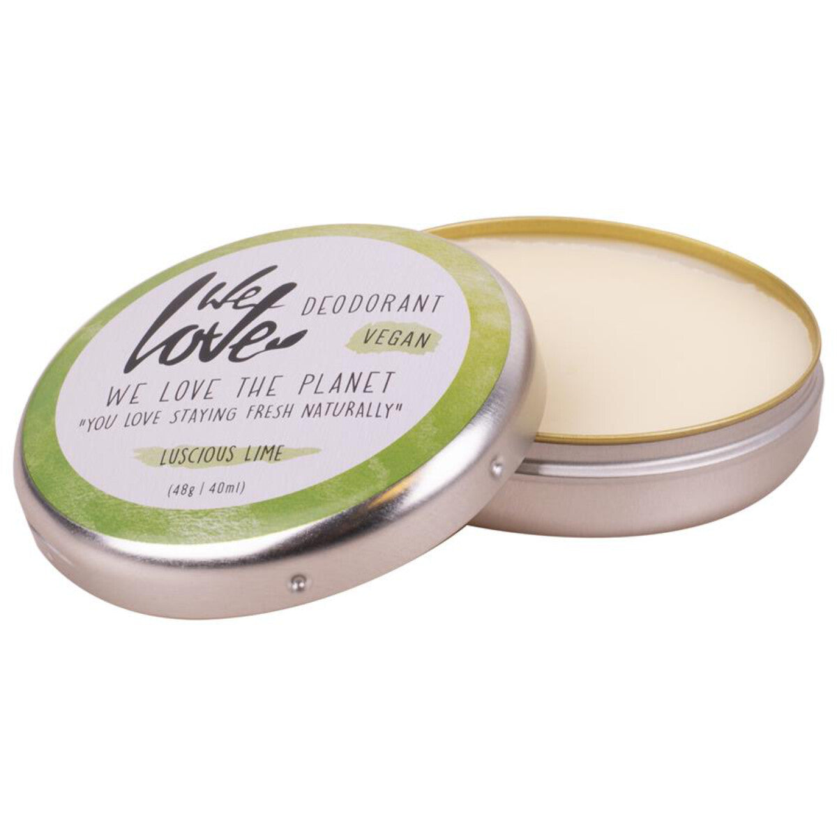 WE LOVE THE PLANET Deocreme Luscious Lime - 48 g