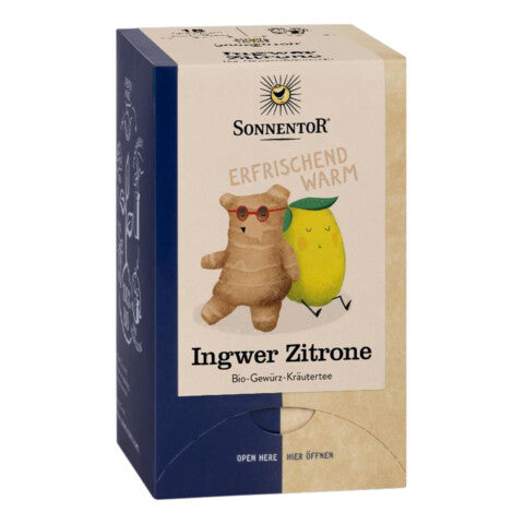 SONNENTOR Ingwer-Zitronen Tee  - 18 Btl