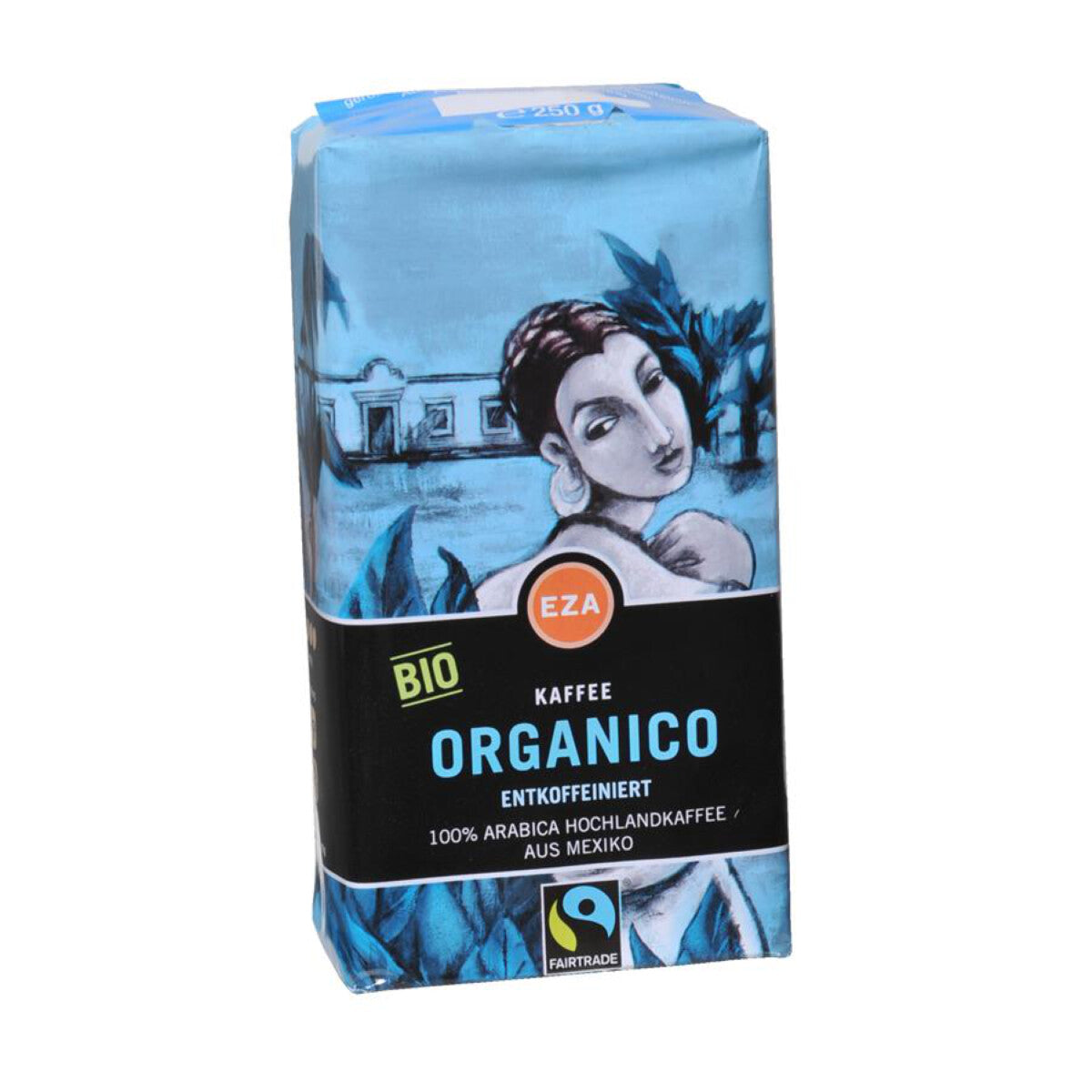 EZA Kaffee Organico entkoffiniert, gemahlen - 250 g