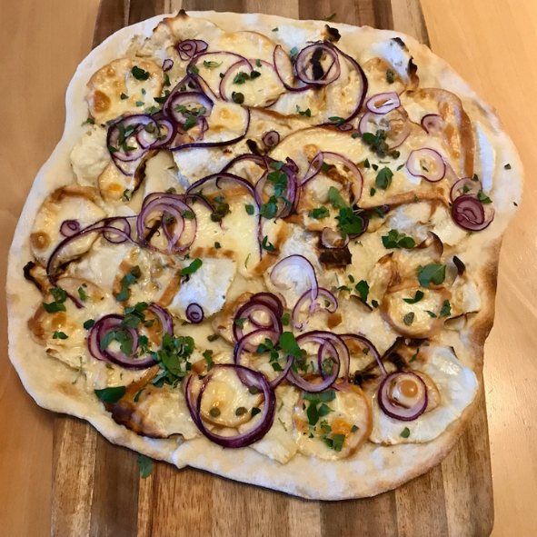 glutenfreier Flammkuchen