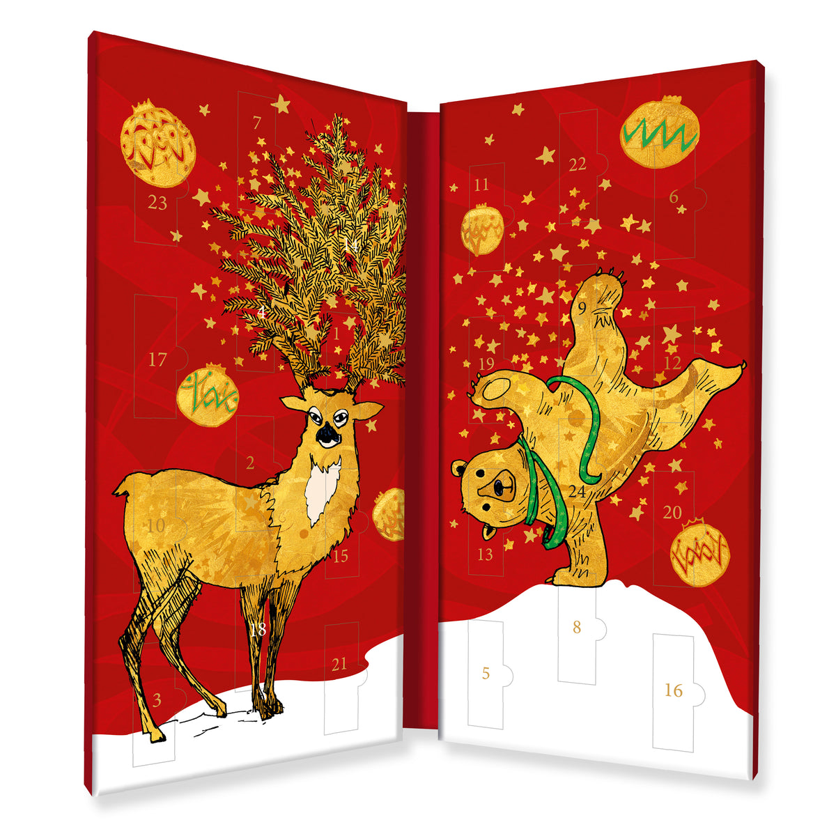 ZOTTER- Adventkalender, 25 Labooko Schokoladen