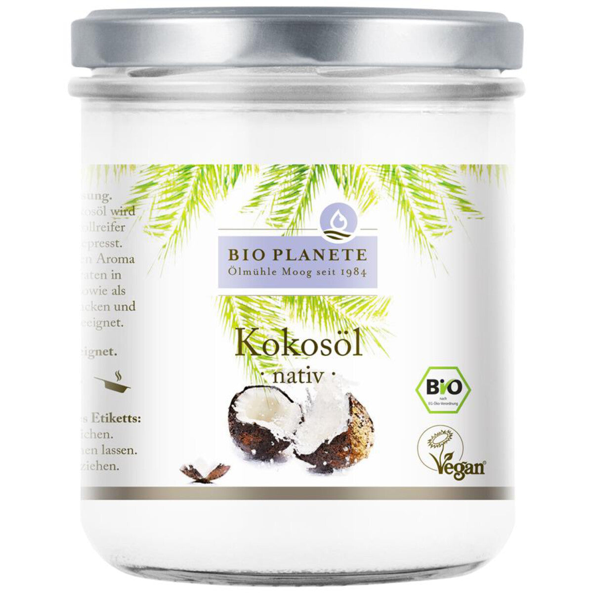 BIO PLANETE  Kokosöl nativ - 400 ml