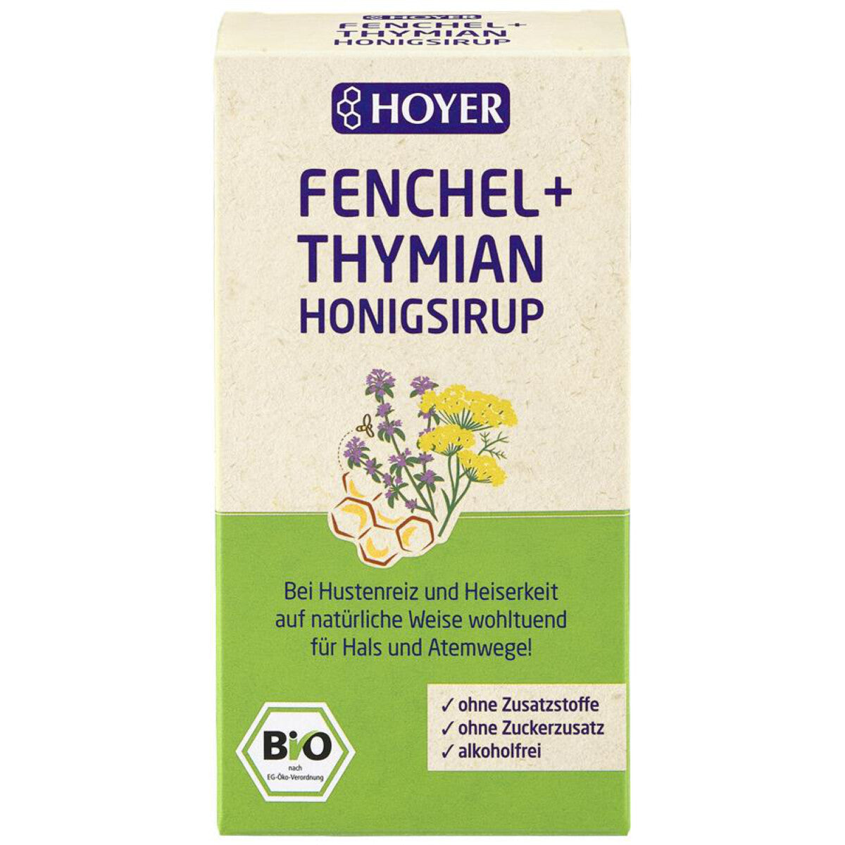 HOYER Fenchel & Thymian Honigsirup - 250 g