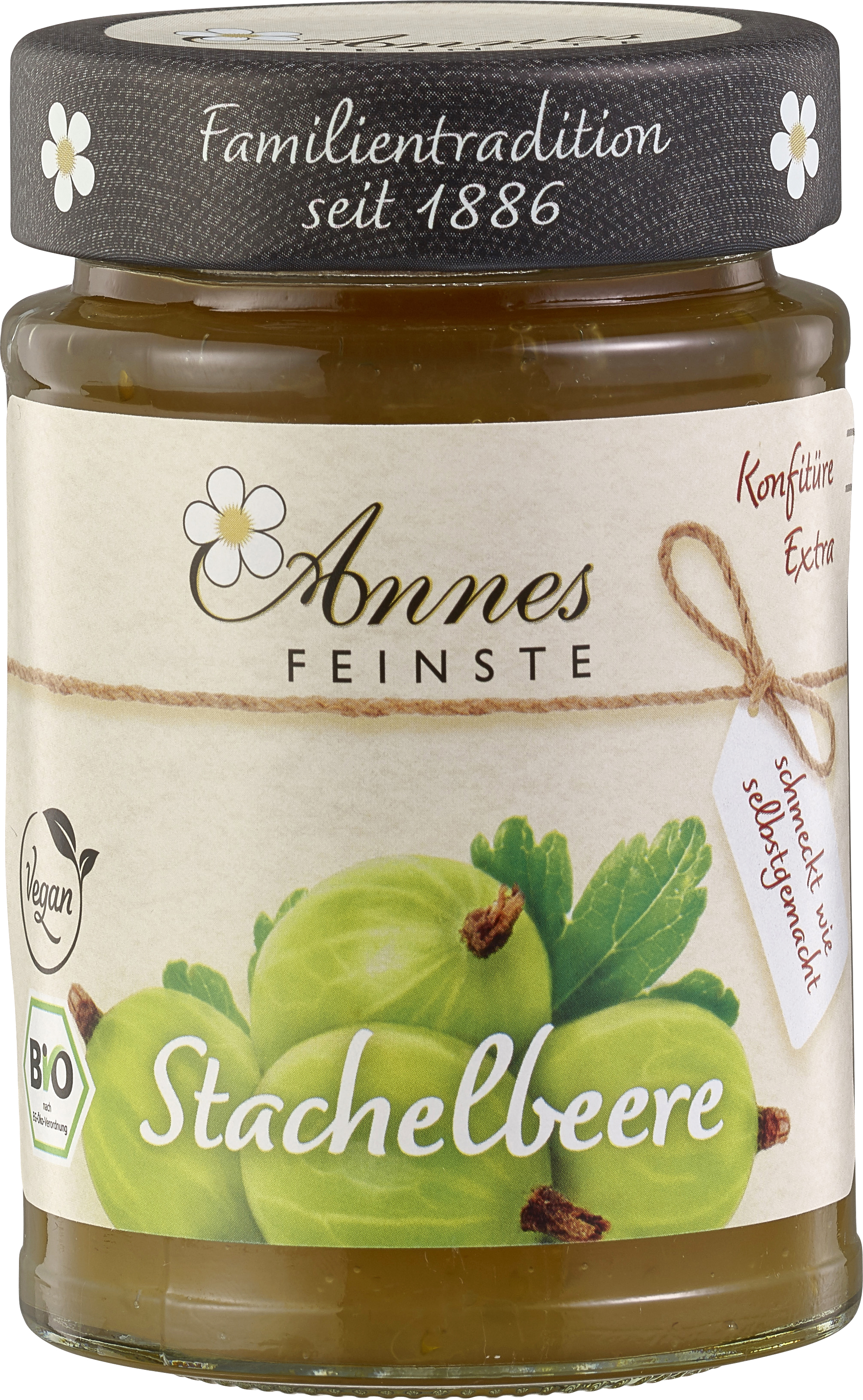 ANNES FEINSTE Stachelbeer Konfitüre extra - 225 g 