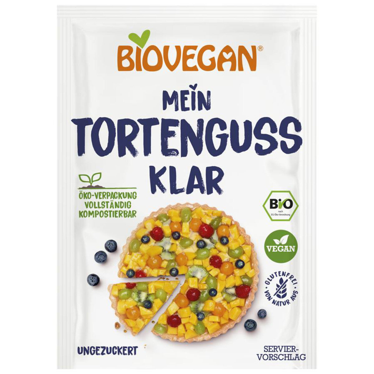 BIO VEGAN Tortenguss klar - 12 g