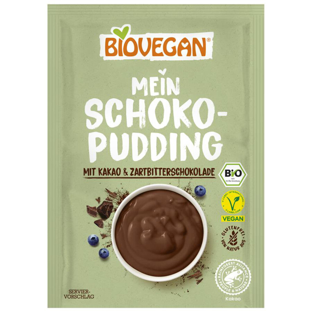BIO VEGAN Schoko Pudding Kokosblüten - 55 g