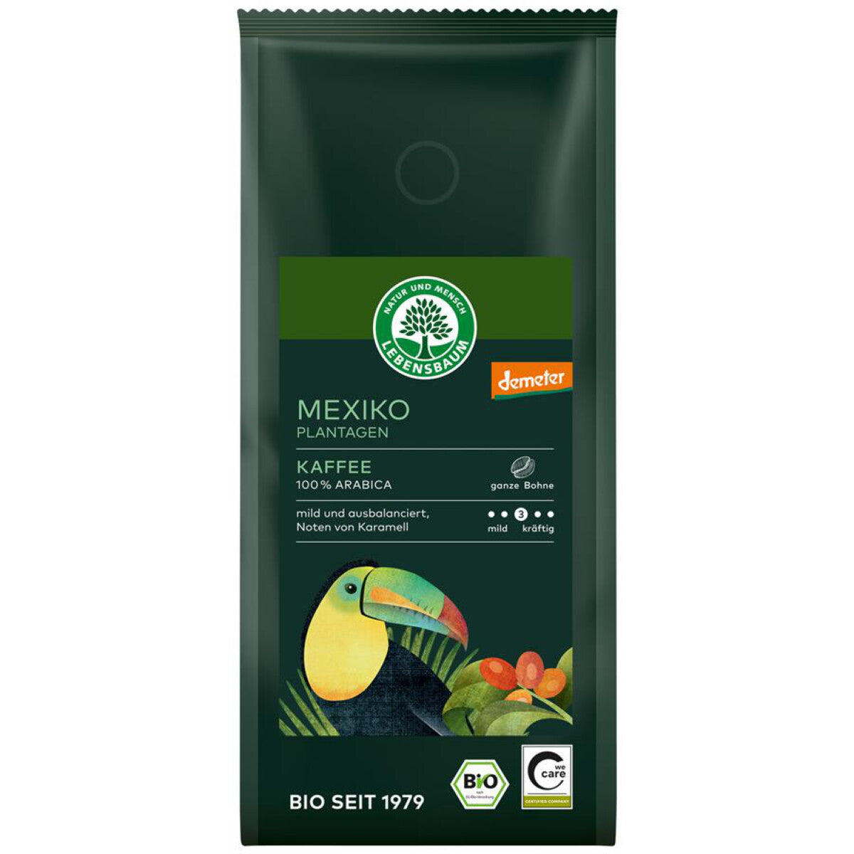 LEBENSBAUM Mexiko Kaffee ganze Bohne - 250 g