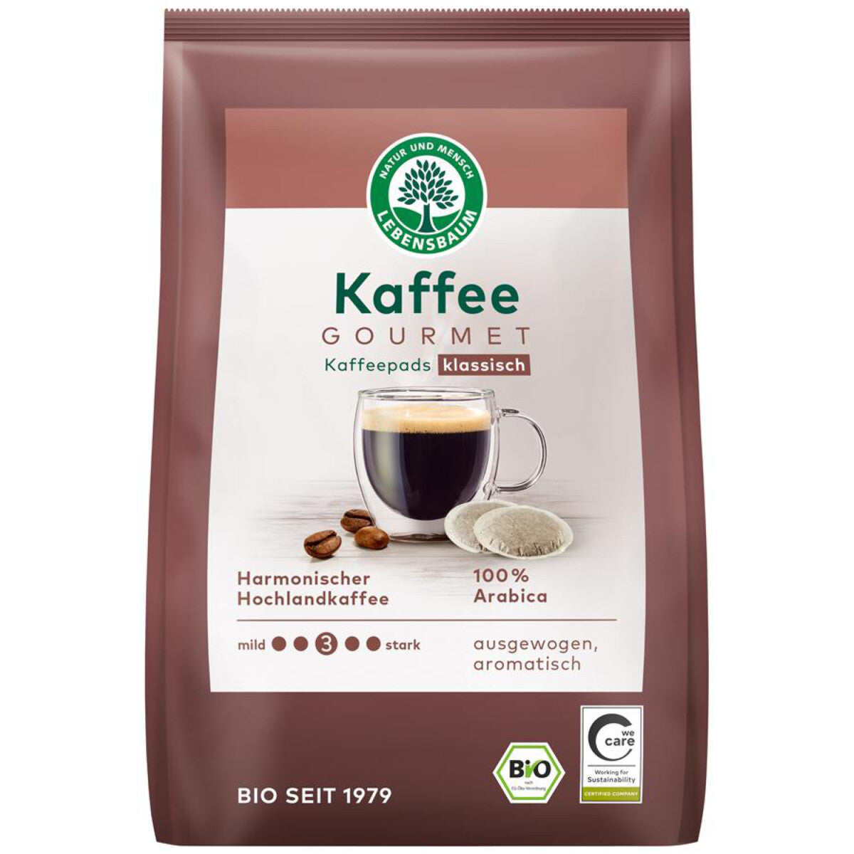 LEBENSBAUM Caffè Crema Pads klassisch - 126 g