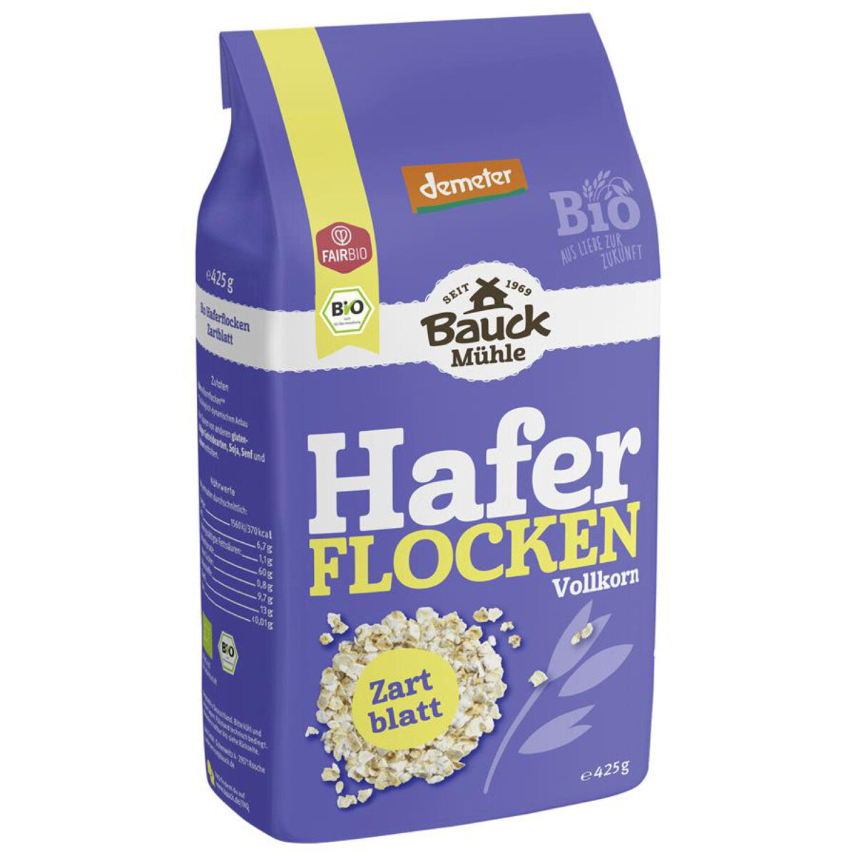 BAUCKHOF Haferflocken Zartblatt Vollkorn -  425 g