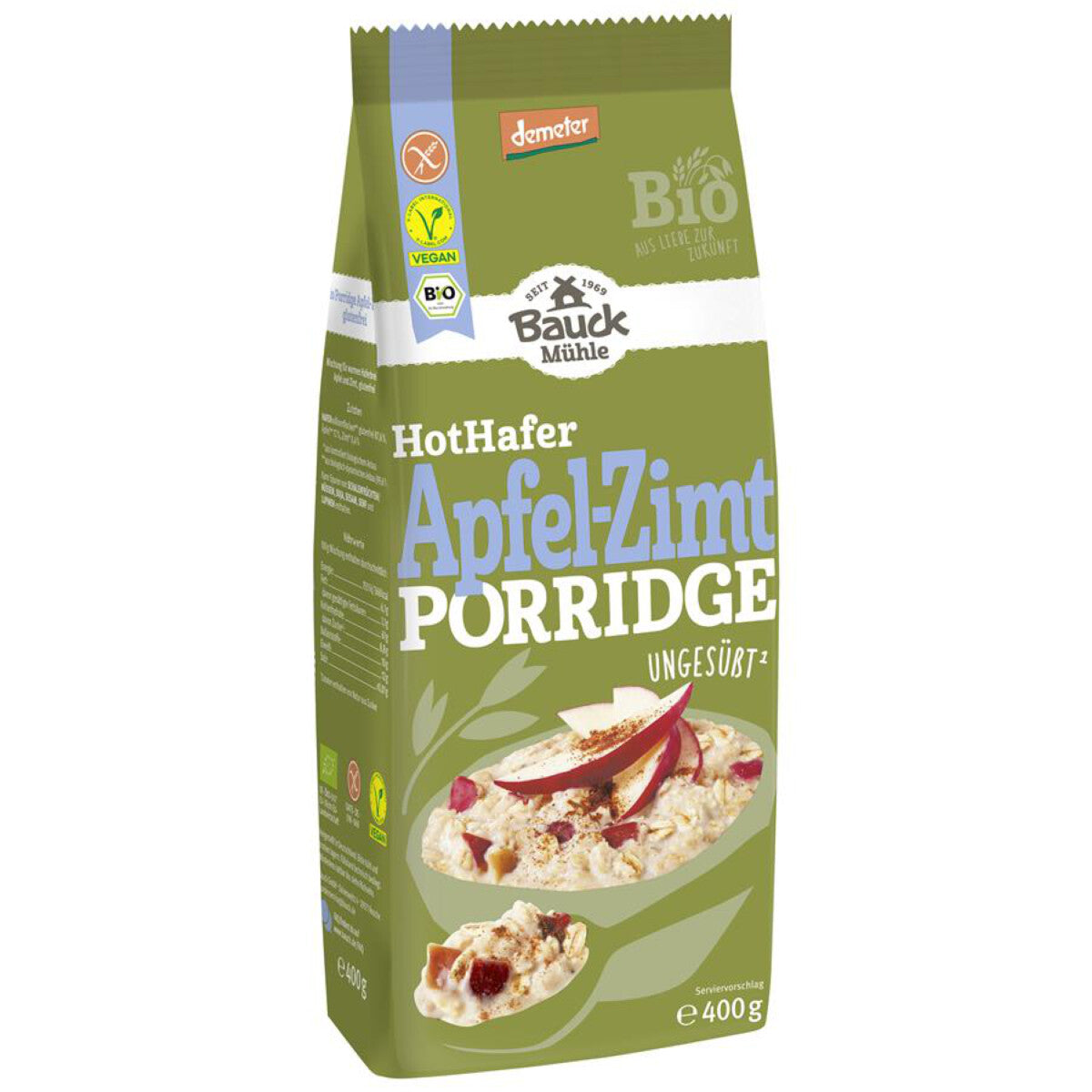 BAUCKHOF Hot Hafer Apfel-Zimt - 400 g