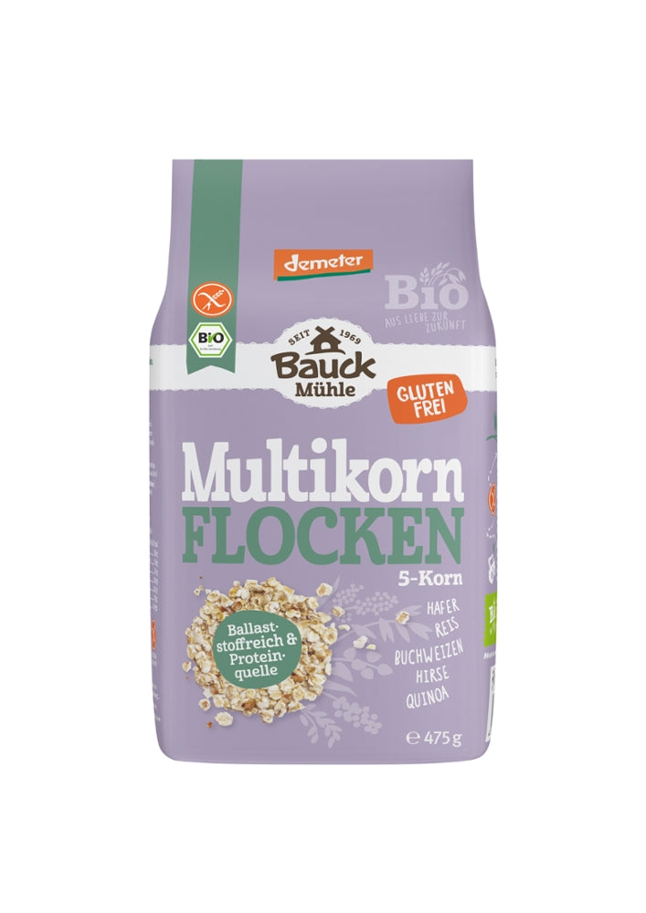 BAUCKMÜHLE-Multikornflocken 5 Korn-475g