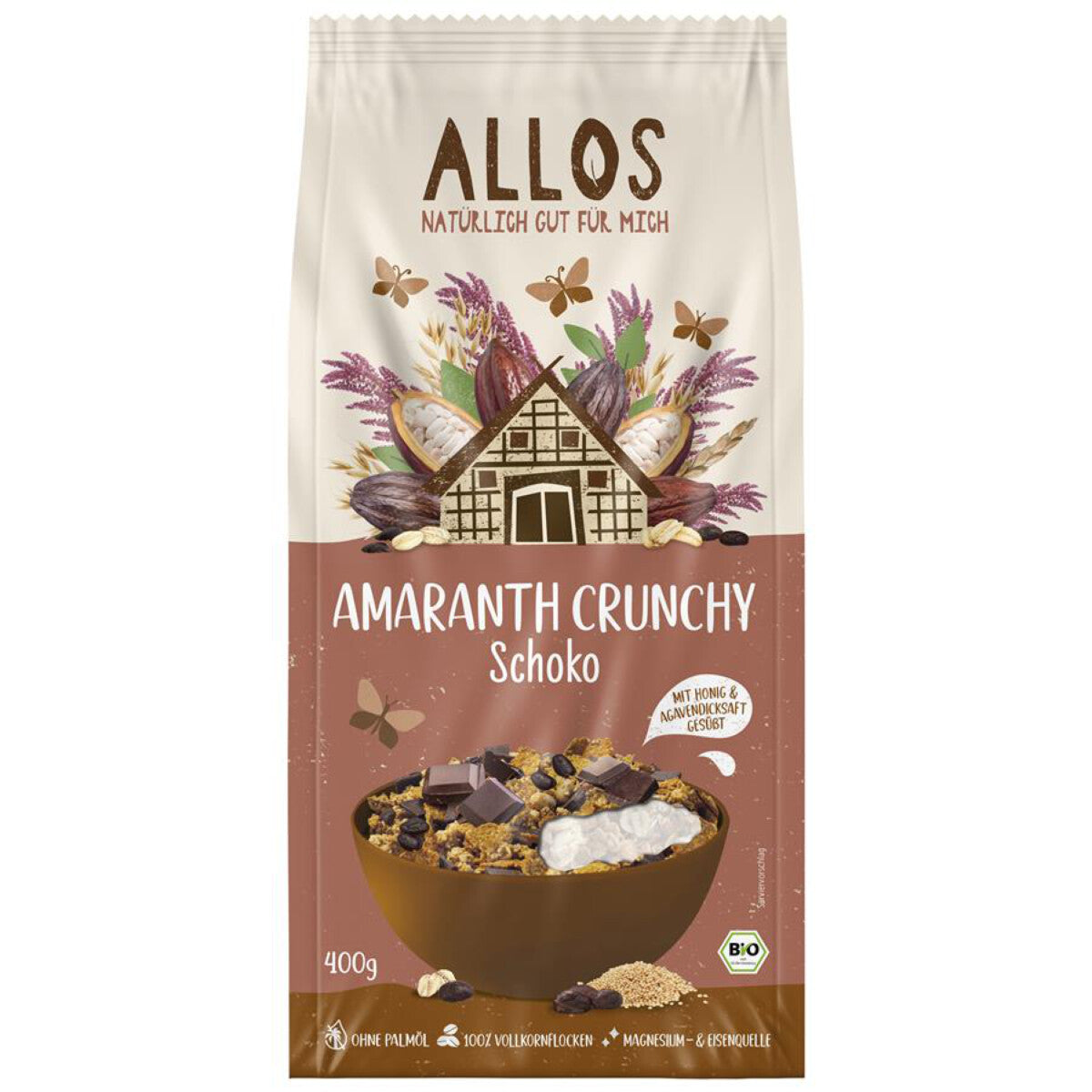 ALLOS Amaranth Crunchy Schoko - 400 g