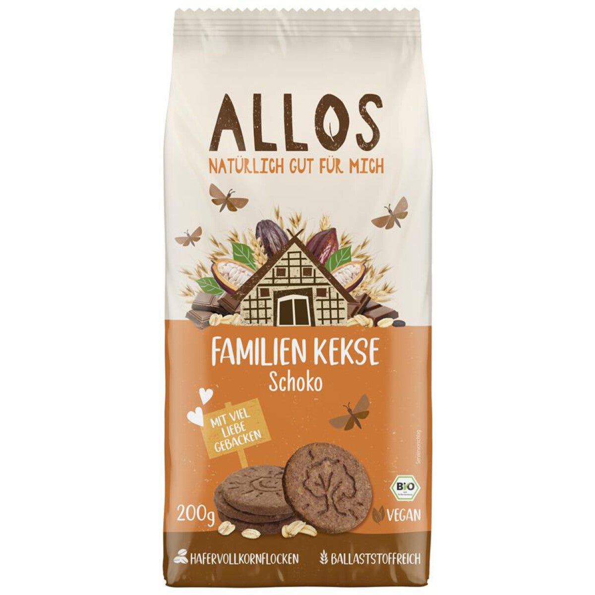 ALLOS Familienkeks Schoko - 200 g