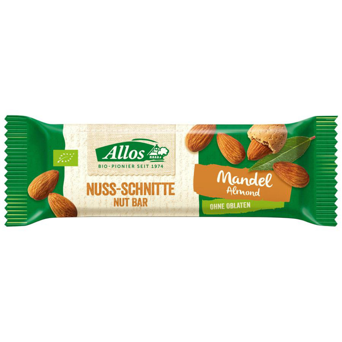 ALLOS Nuss-Schnitte Mandel mit Honig - 30 g