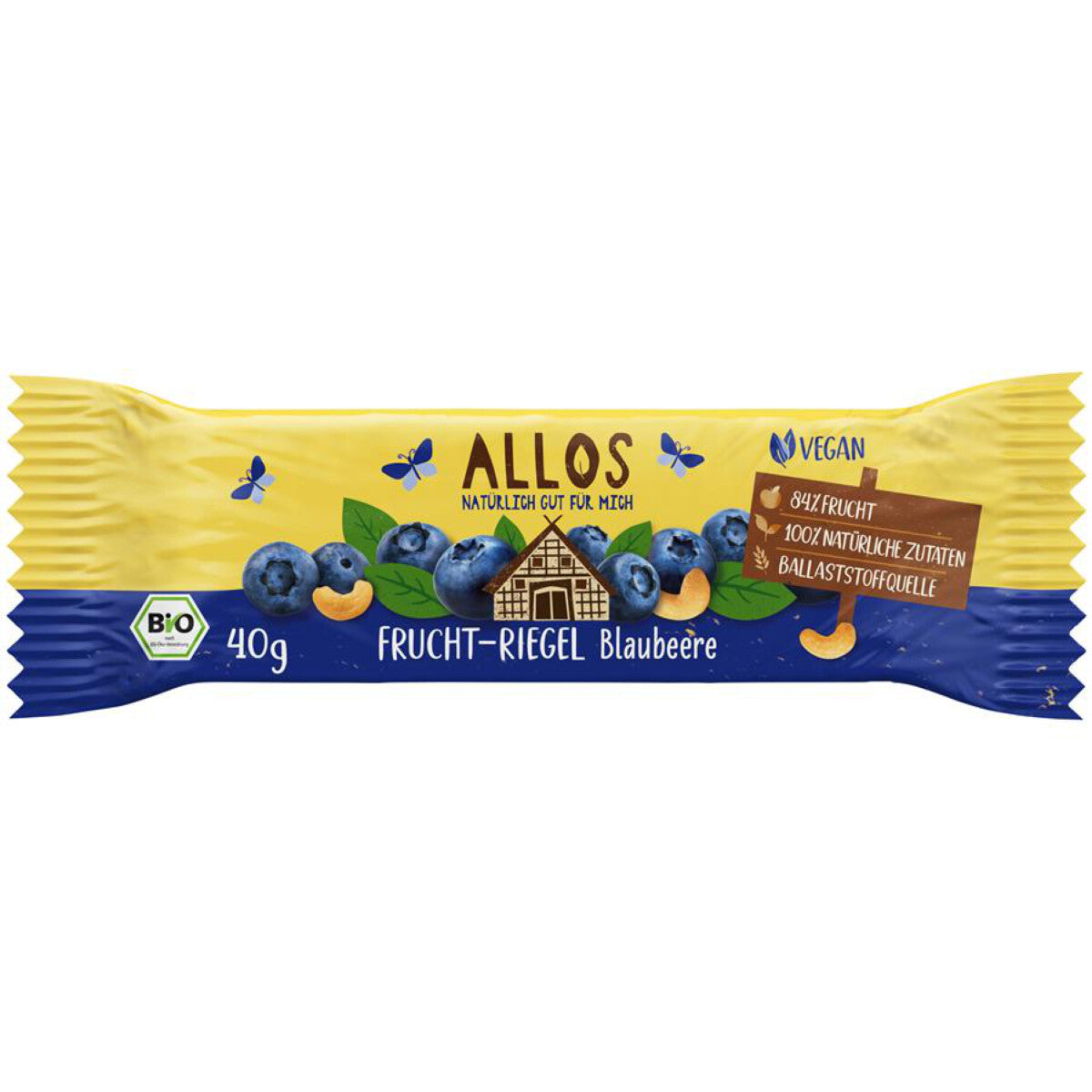ALLOS  Fruchtriegel Blaubeere - 40 g