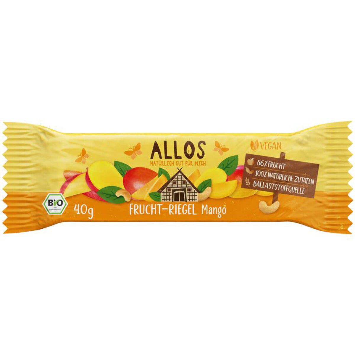 ALLOS Fruchtriegel Mango - 40 g