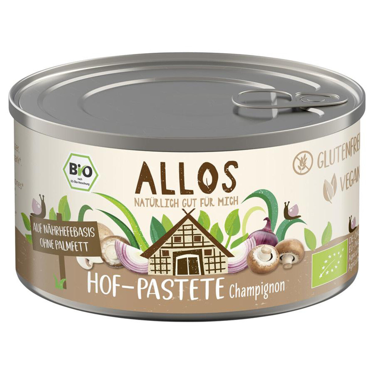 ALLOS Hof-Pastete mit Champignon - 125 g