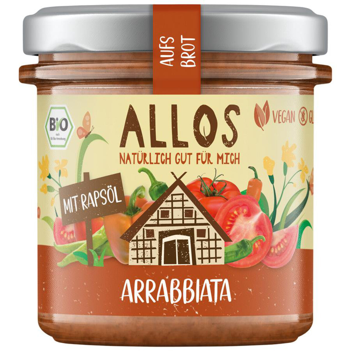 ALLOS Auf's Brot Arrabbiata - 140 g