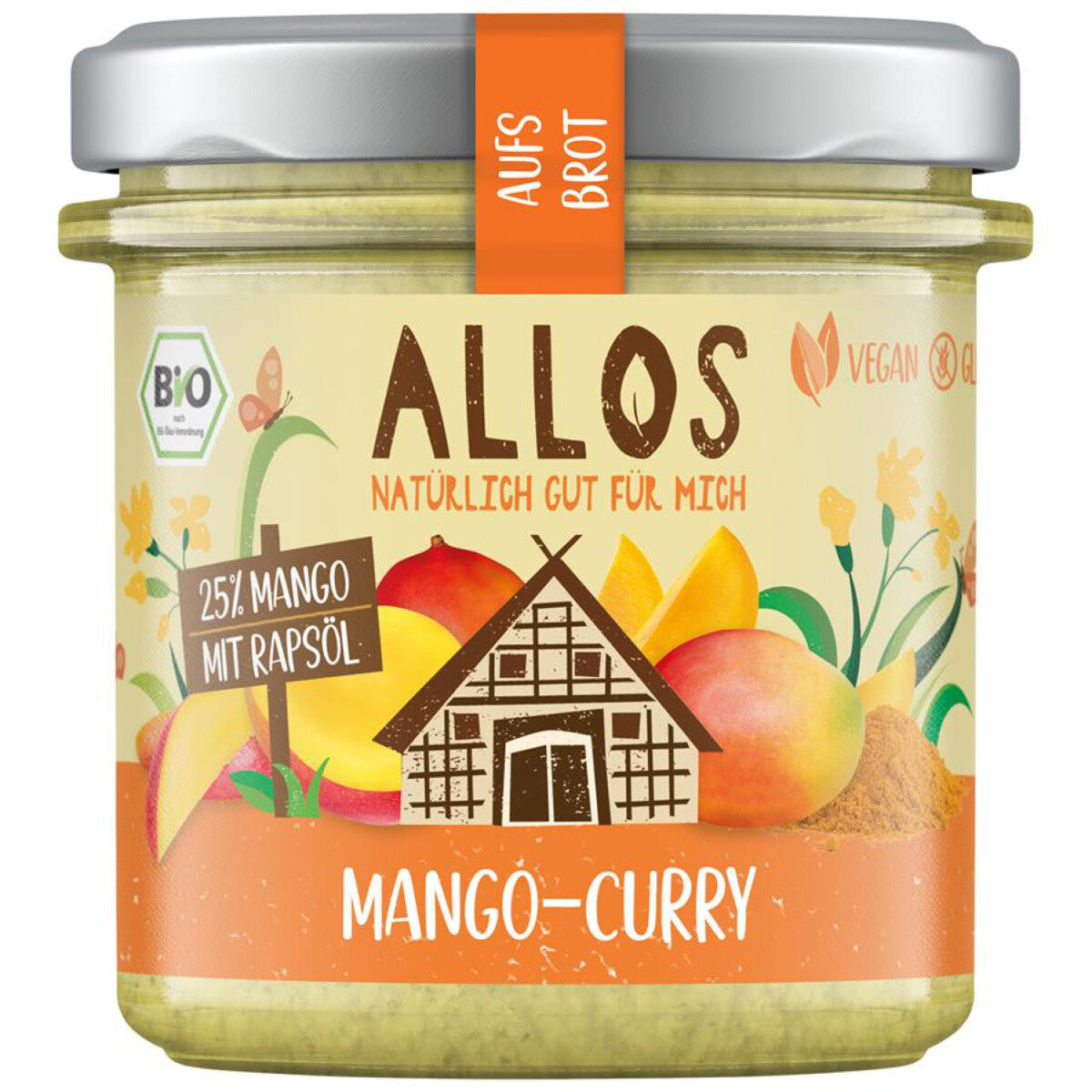 ALLOS Auf's Brot Mango Curry - 140 g