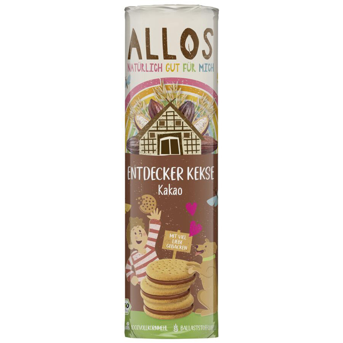 ALLOS Entdeckerkekse Vollkorn-Doppelkekse - 300 g