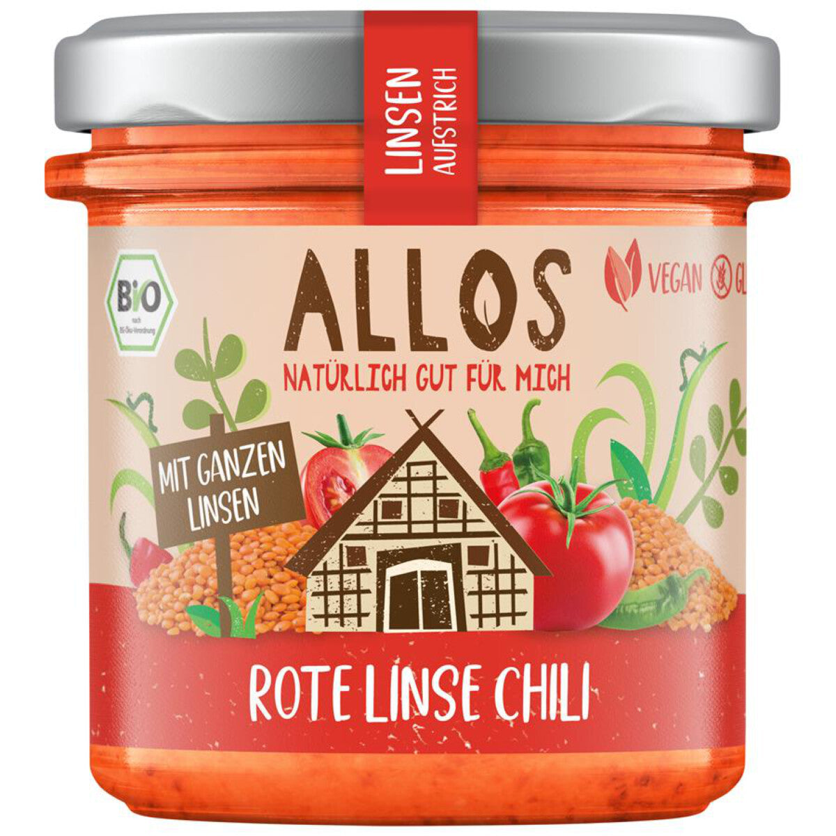 ALLOS Rote Linse Chilli - 140 g