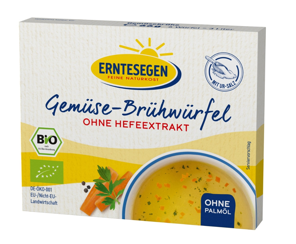 ERNTESEGEN-Gemüse-Brühwürfel ohne Hefeextrakt-ohne Palmöl-66g