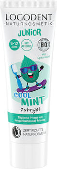 LOGONA-Cool Mint Zahngel-mit Fluorid-6-12 Jahre-75 ml